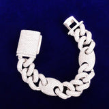 18mm Miami Cuban Bracelet Chain