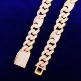 18mm Miami Cuban Bracelet Chain