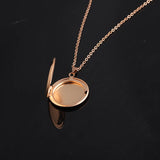 Fnixtar Mirror Polish Stainless Steel DIY Round Photo Picture Frame Locket Pendant Necklace 10pieces/lot