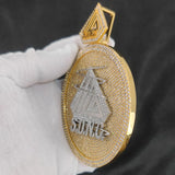 18k Hip Hop Custom Gold Pendant