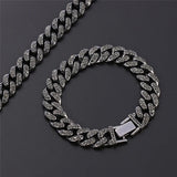 13MM Prong Cuban Link Chain Bracelet