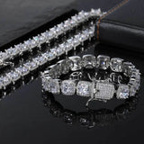 10/12mm Square Luxury Bubble Clustered Bracelet