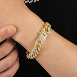 13MM Prong Cuban Link Chain Bracelet