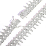 Shiny spike Cuban Link Chain Bracelets