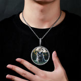 TOPGRILLZ Oversize T shirt  Necklace For Digital art