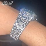 Brand MISSFOX Iced Diamond Waterproof Quartz Wristwatch