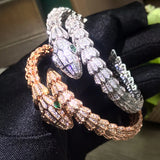 Fashion Classic Green Eye Fine Snake-shaped Bracelet