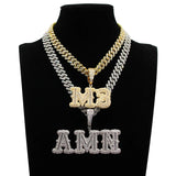 Customized Name Necklace Cuban  Chain