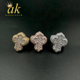 Cross Finger Iced Out Fashion Ring