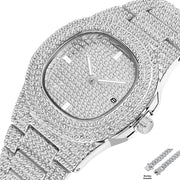 ICE Out Bling Diamond Watch Set for Men