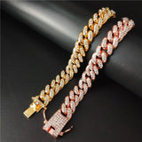 Hip Hop Shiny Cuban Link Chain Bracelets