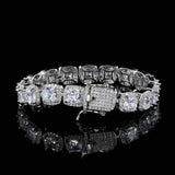 10/12mm Square Luxury Bubble Clustered Bracelet