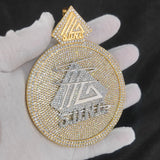 18k Hip Hop Custom Gold Pendant