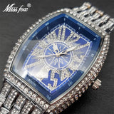 Big Wrist Full Diamond Quartz Watches