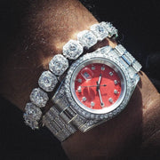 20cm Crystal Miami Iced Out Cuban